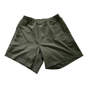 Freeballers Sport Shorts Green Men SZ M Built In Liner 5.5 Inseam